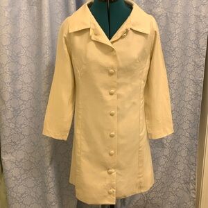 Vintage 1960s Jackie O raw silk jacket